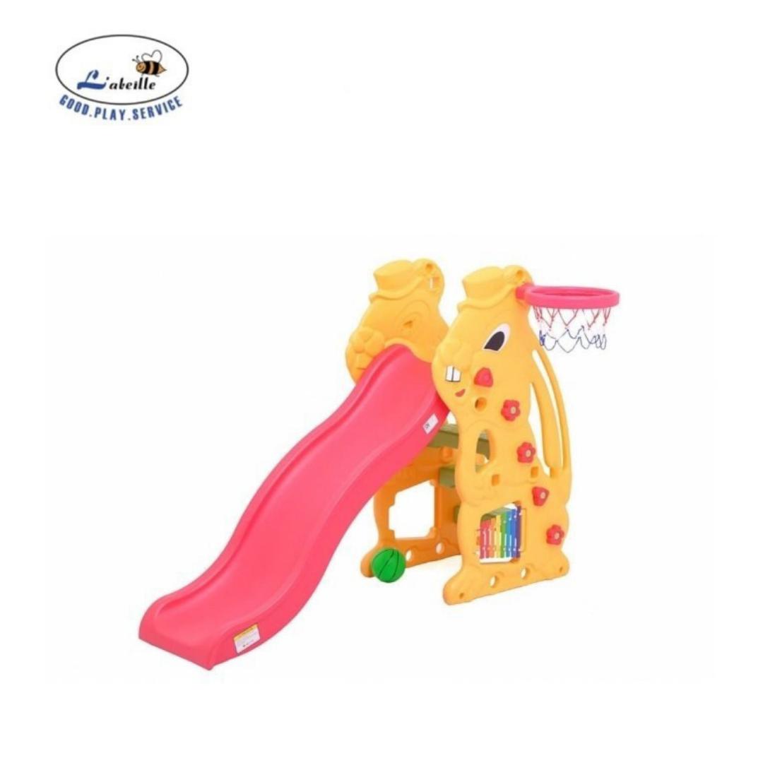 LABEILLE - BUNNY SLIDE AND BASKETBALL – YELLOW